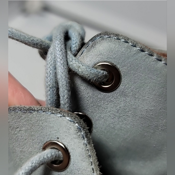 Jeffrey Campbell for Free People Laceup Open Heel Bootie Chunky Heel Sz 6.5 - Picture 13 of 13